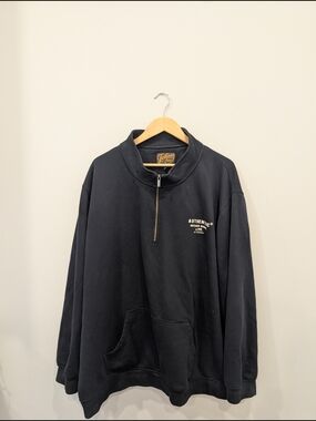 Johnny Bigg Men's Navy  Half-Zip Sweatshirt
